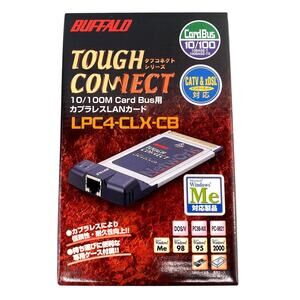 Vtg Buffalo Tough Connect PC Card LPC4-CLX-C8 Windows Made In Japan New Sealed